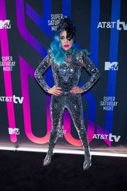 Lady Gaga attends the AT&T TV Super Saturday Night at Meridian on Island Gardens ...