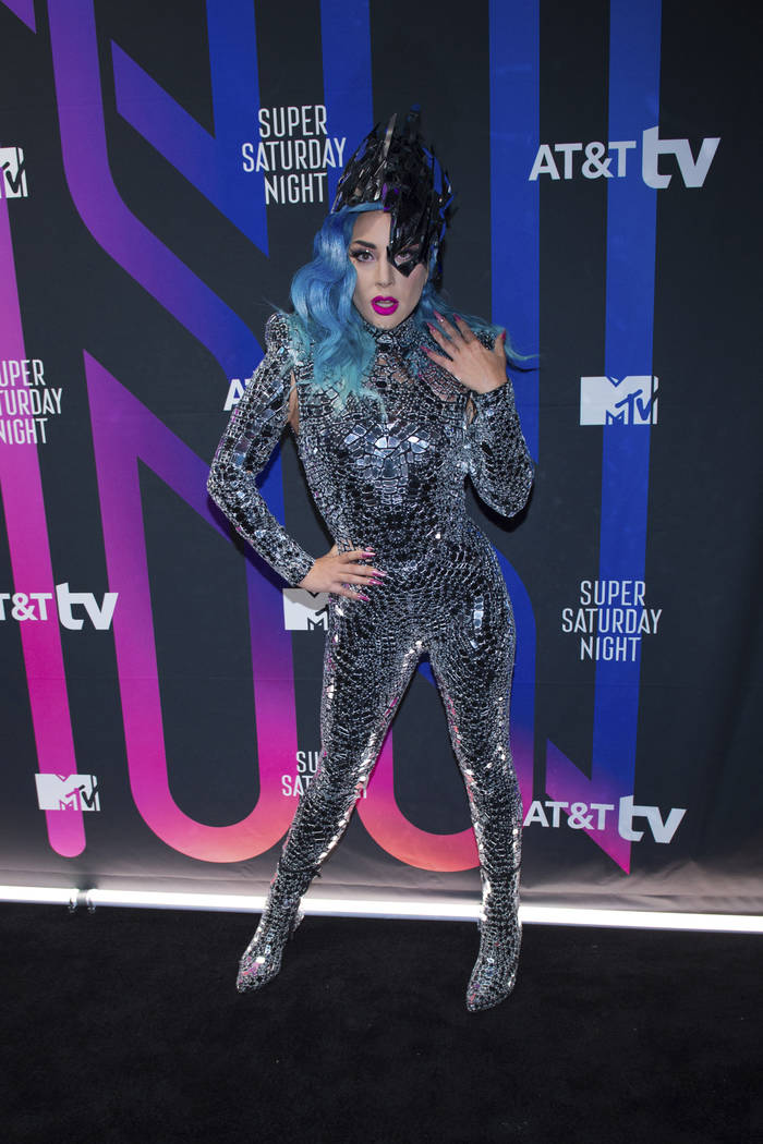Lady Gaga attends the AT&T TV Super Saturday Night at Meridian on Island Gardens ...