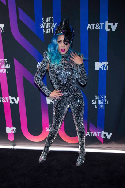 Lady Gaga attends the AT&T TV Super Saturday Night at Meridian on Island Gardens ...