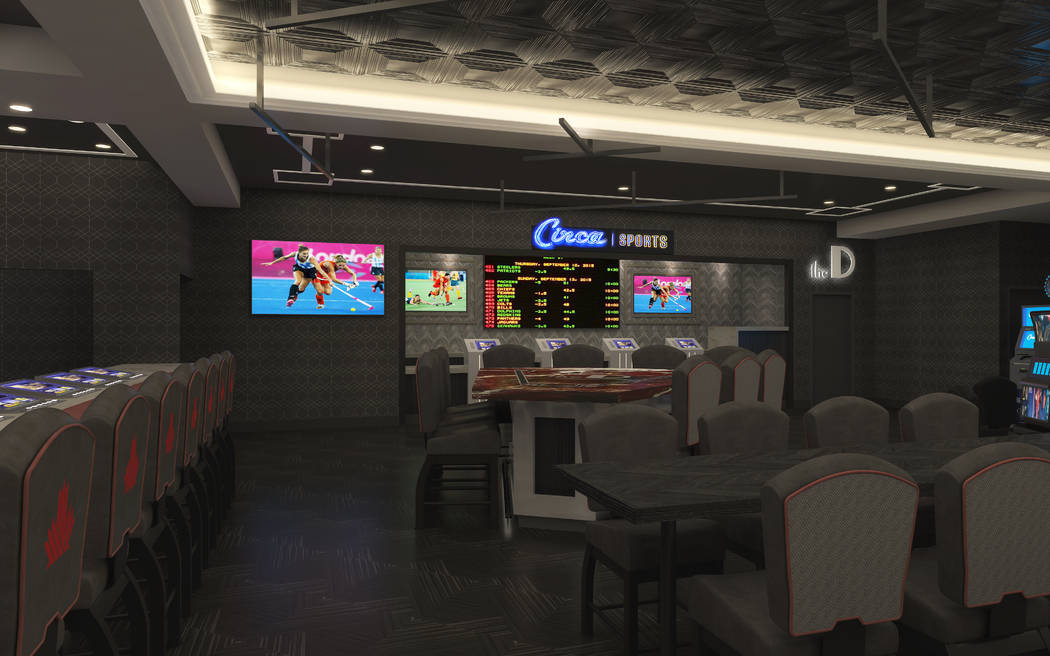 Artist rendering of the new BarCanada, coming to the D Las Vegas in March. (PGAL)