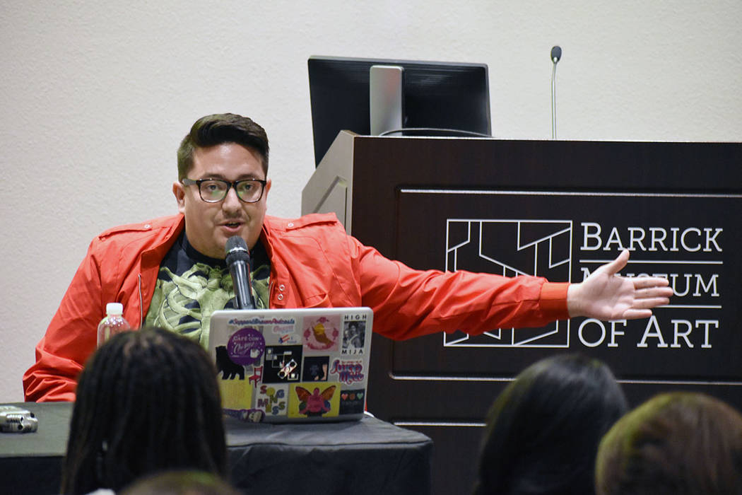 Las Vegas artist Justin Favela is a 2020 UNLV Dean's Medal recipient in the UNLV College of Fin ...