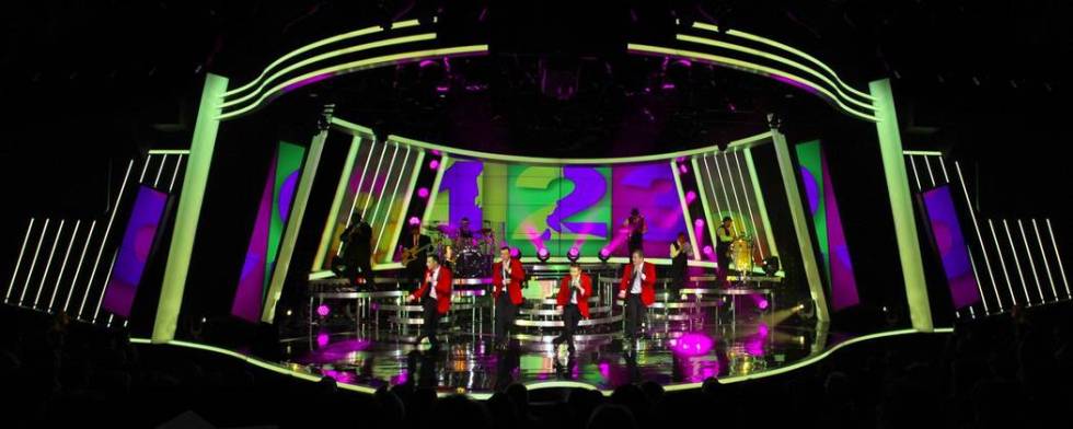 The Andy Walmsley-designed production Human Nature is shown at Sands Showroom at The Venetian. ...