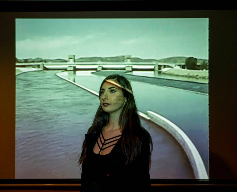Tsvetelina Stefanova, the new executive director of the Dam Short Film Festival, poses for a po ...