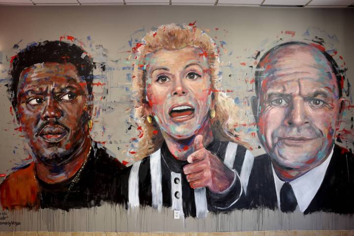 Wiseguys comedy club at Town Square in Las Vegas is shown Monday, Aug. 28, 2023. (K.M. Cannon/L ...