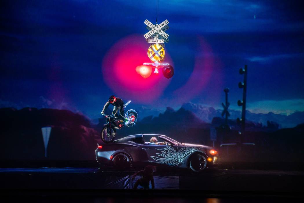 Cirque du Soleil's latest Las Vegas Strip production, "R.U.N", has closed at Luxor. (Matt Beard)