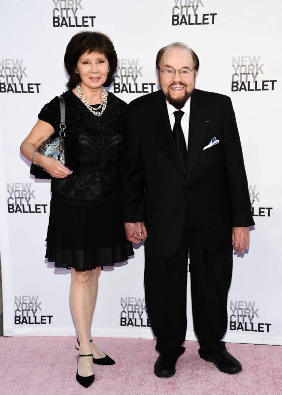 FILE - This Sept. 28, 2017 file photo shows James Lipton, right, and his wife Kedakai at the Ne ...