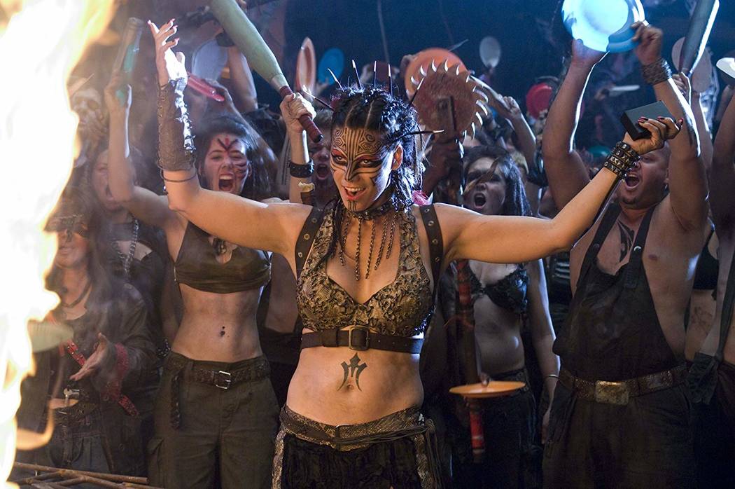 Lee-Anne Liebenberg stars in "Doomsday." (Universal Studios)