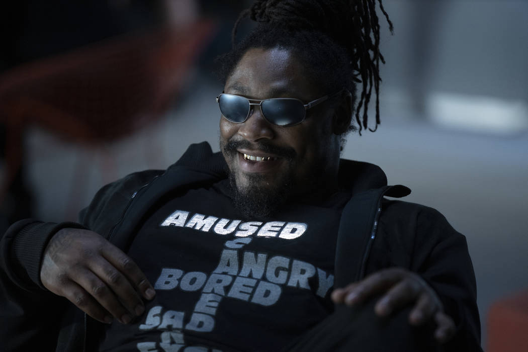 Marshawn Lynch in a scene from "Westworld." (John P. Johnson/HBO)