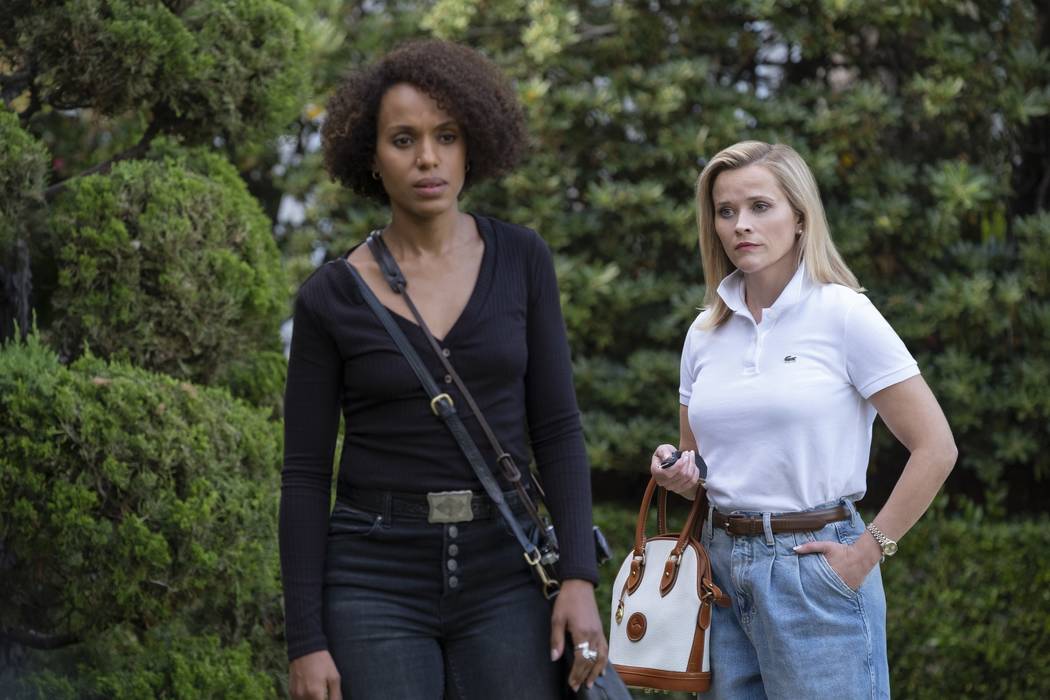 Kerry Washington and Reese Witherspoon star in "Little Fires Everywhere." (Hulu)