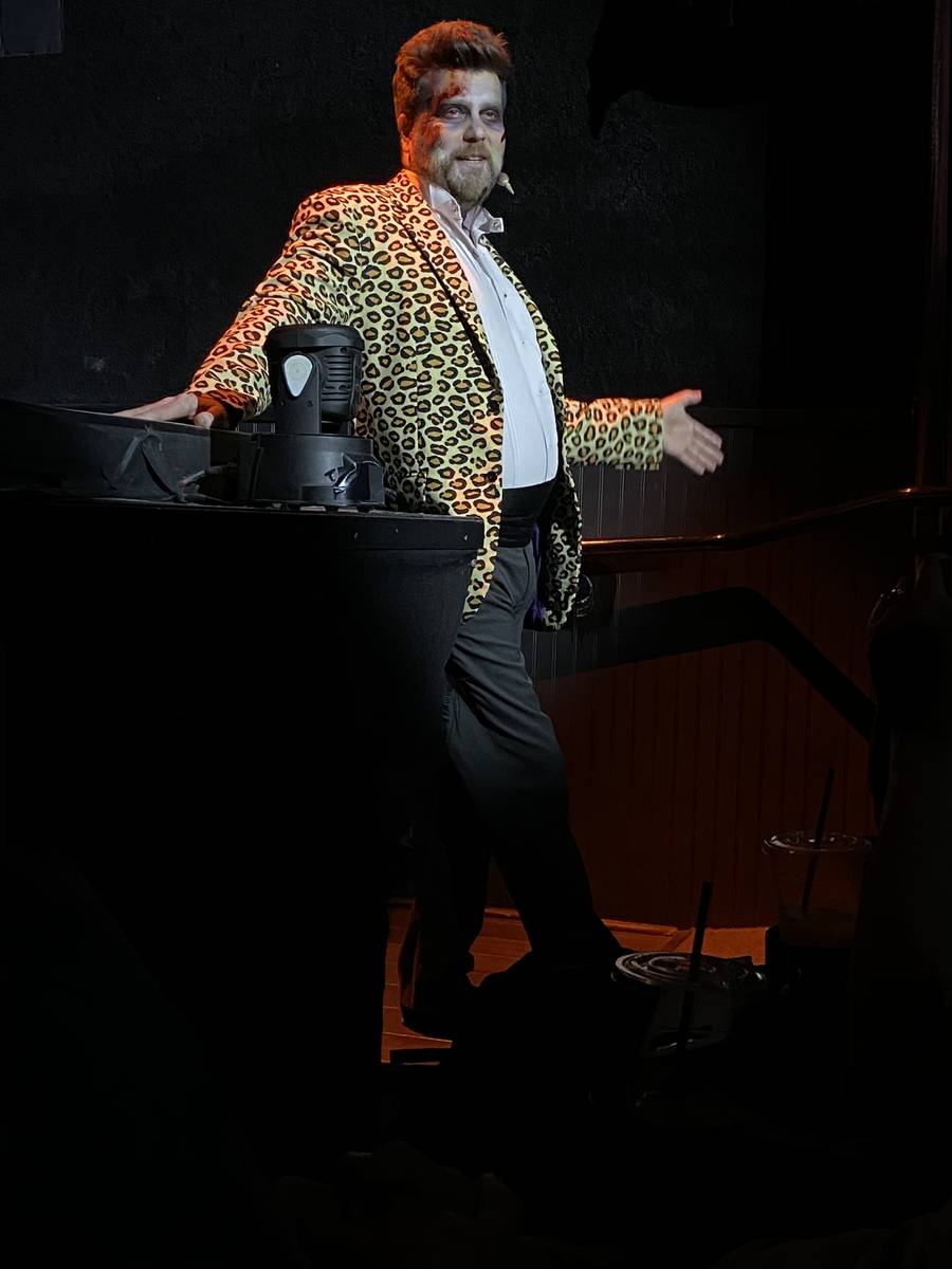 Enoch Augustus Scott is shown in "Zombie Burlesque" at V Theater at Miracle Mile Shops at Plane ...