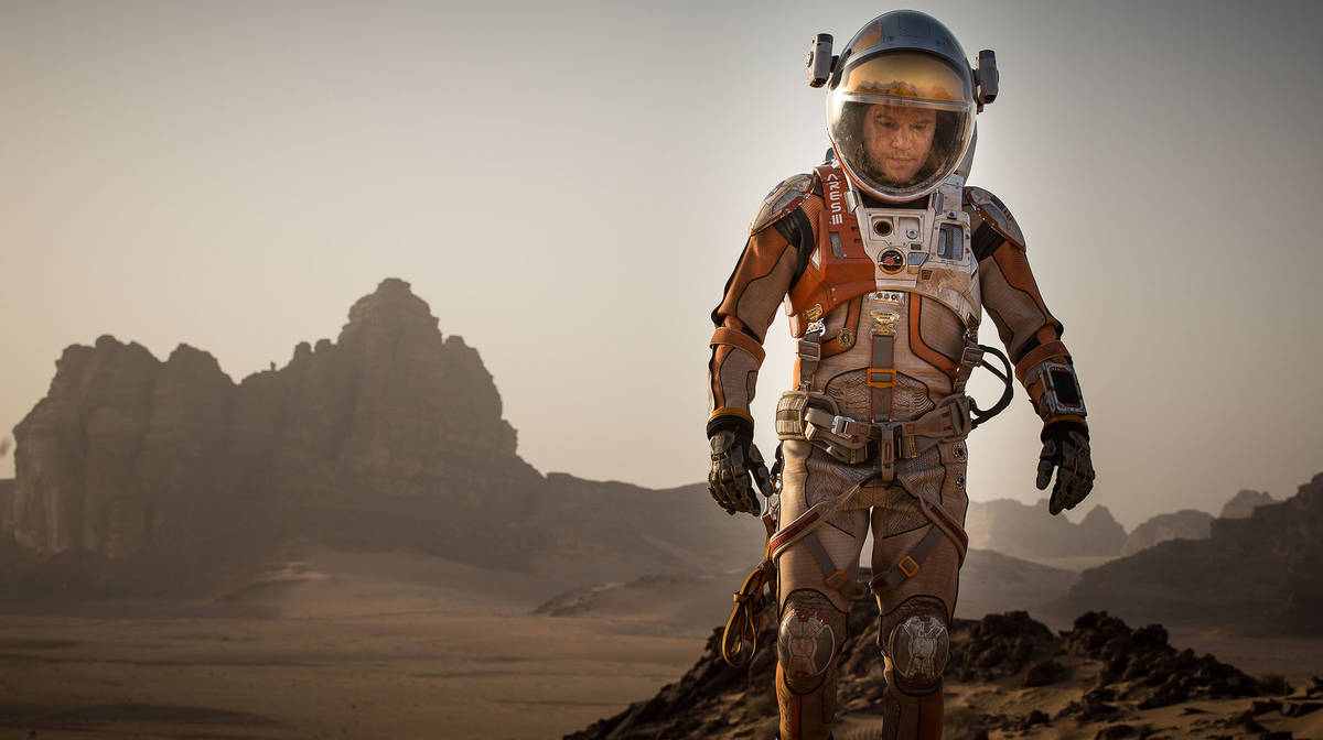Matt Damon portrays the titular hero in THE MARTIAN. (Twentieth Century Fox)
