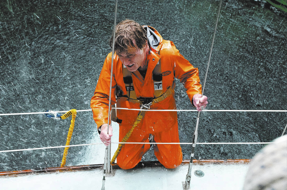 This photo shows Robert Redford starring in J.C. Chandor's "All Is Lost." (Roadside Attractions)