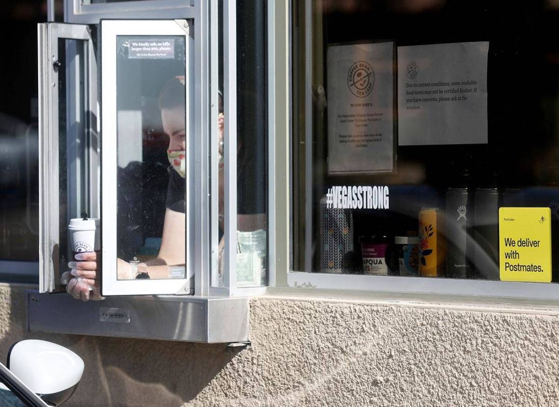 Lead shift supervisor Amber Thomas of Coffee Bean & Tea Leaf located on 6115 S Rainbow Blvd ...