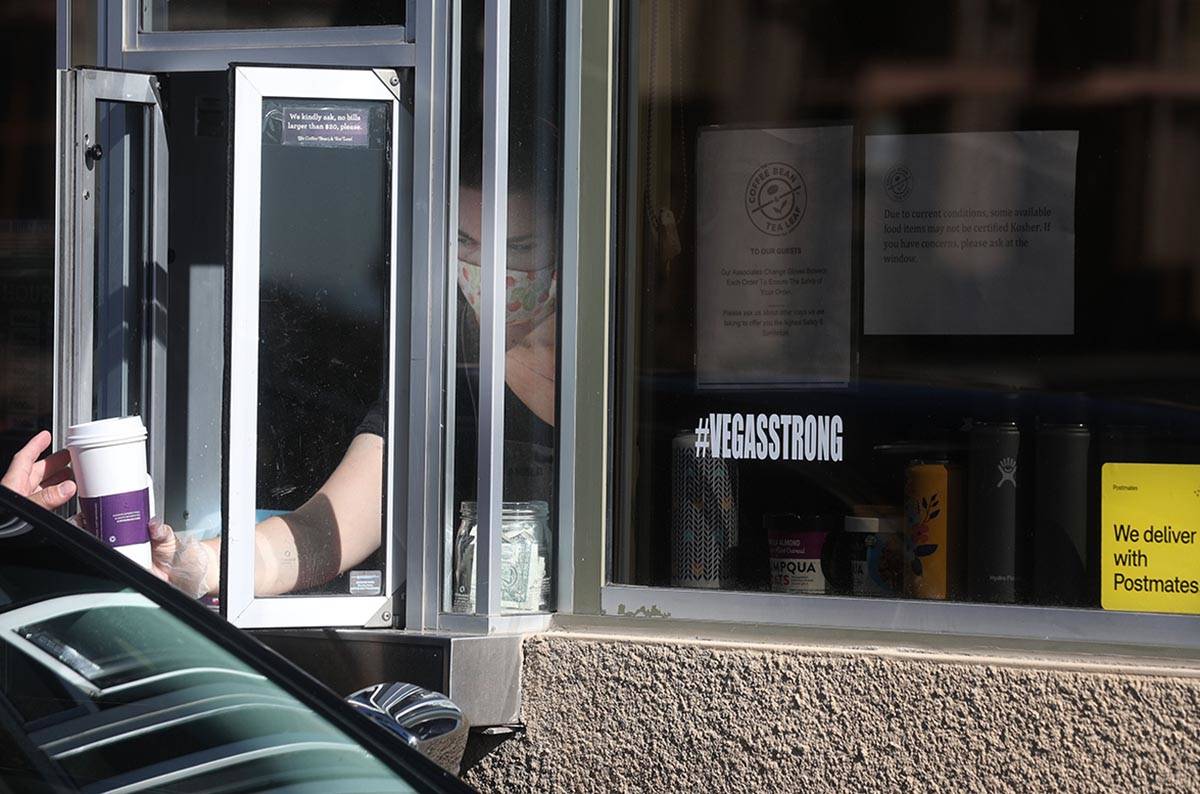 Lead shift supervisor Amber Thomas of Coffee Bean & Tea Leaf located on 6115 S Rainbow Blvd ...