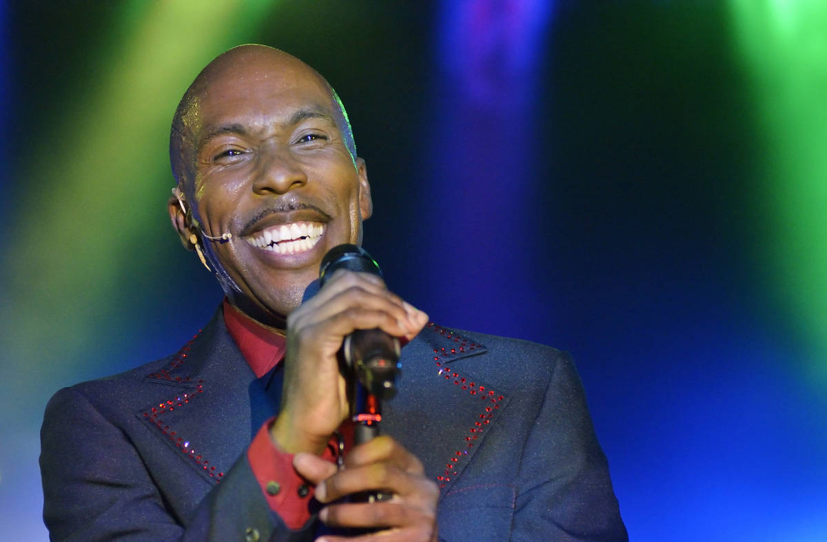 Eric Jordan Young performs during "Shakin'" at the Sin City Theater in the Planet Hollywood hot ...