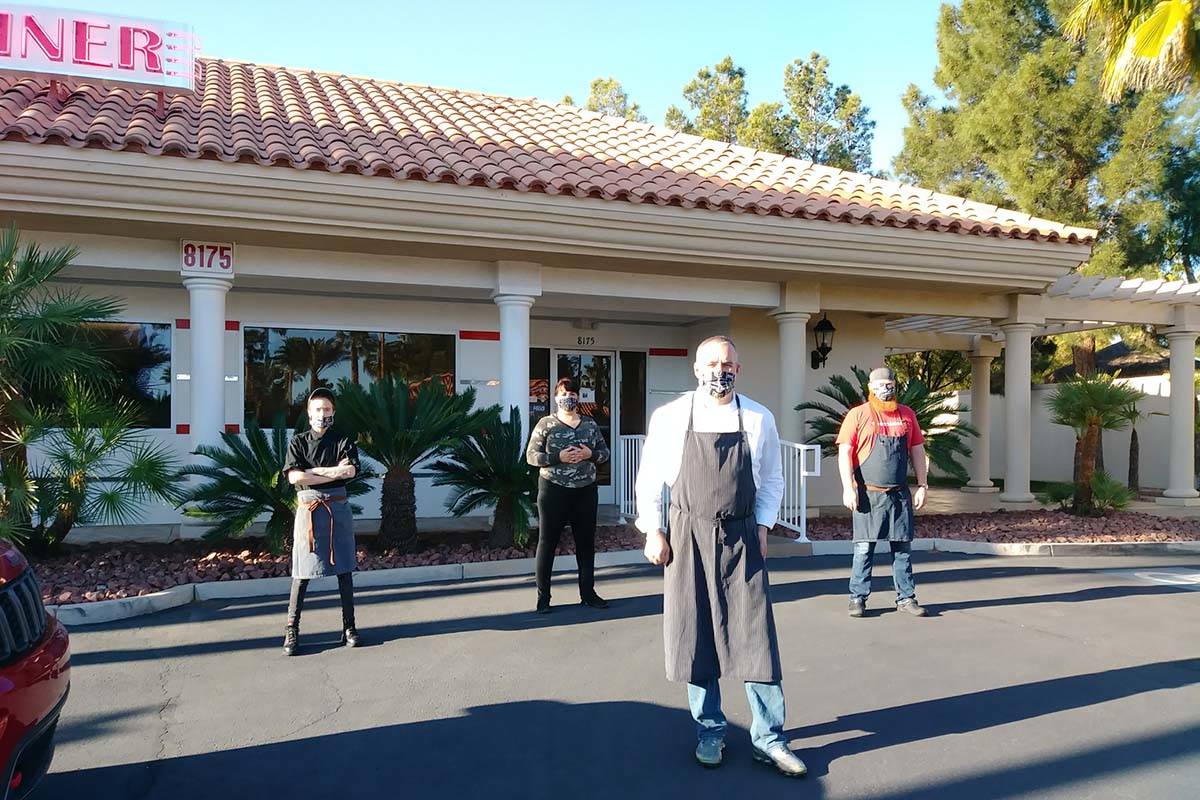 John Church and his team at Johnny C's Diner. (John Church)