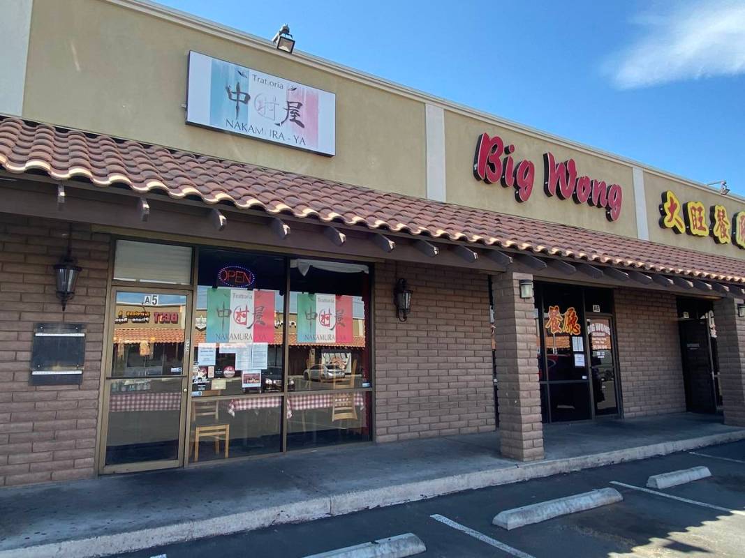 Trattoria Nakamura-Ya and its neighbor Big Wong are both offering curbside pickup on Spring Mou ...