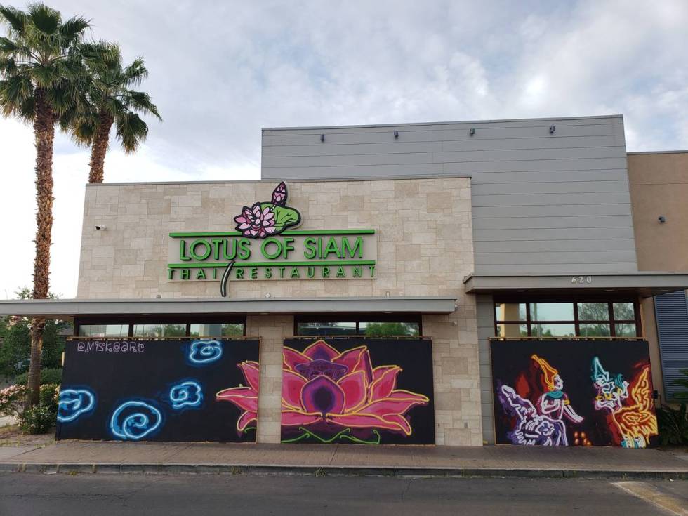 Jerry Misko completed seven murals in Las Vegas, (Jerry Misko)