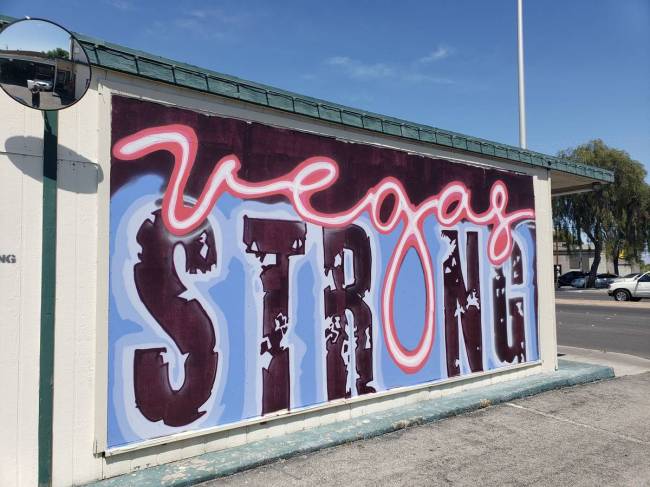 Jerry Misko completed seven murals in Las Vegas, (Jerry Misko)