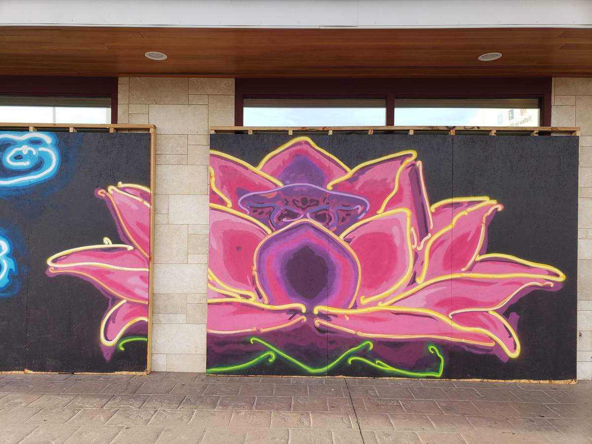 Jerry Misko completed seven murals in Las Vegas, (Jerry Misko)
