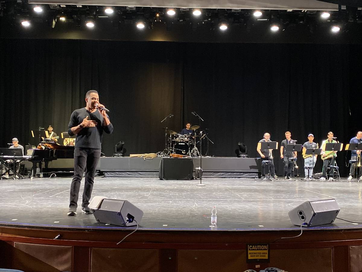 Earl Turner is shown during rehearsals on the cruise liner Oasis of the Seas on Nov. 23, 2019. ...