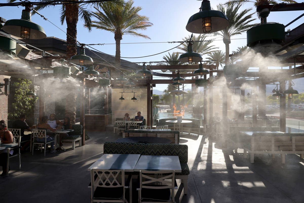 Hearthstone Kitchen & Cellar at Red Rock Resort in Las Vegas Tuesday, May 26, 2020. Restaurants ...
