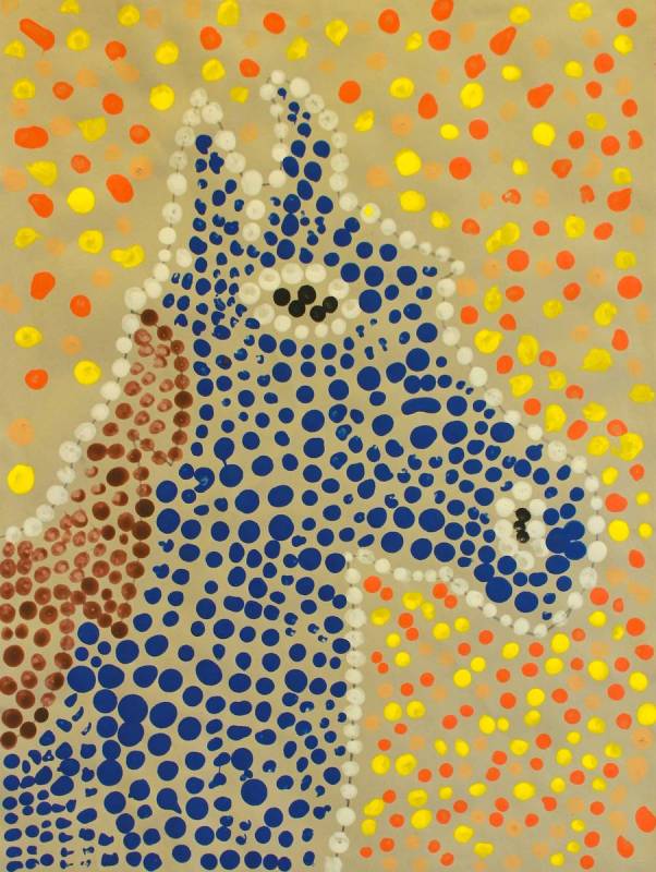 In a new exhibition showing at Nevada Humanities, children from Elko County used paints, ink an ...