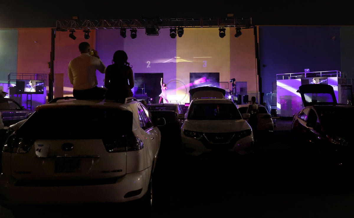 Jennifer Romas in "Sexxy The Show" at Dreamland Drive-In at FreshWata Studios in Las Vegas Frid ...