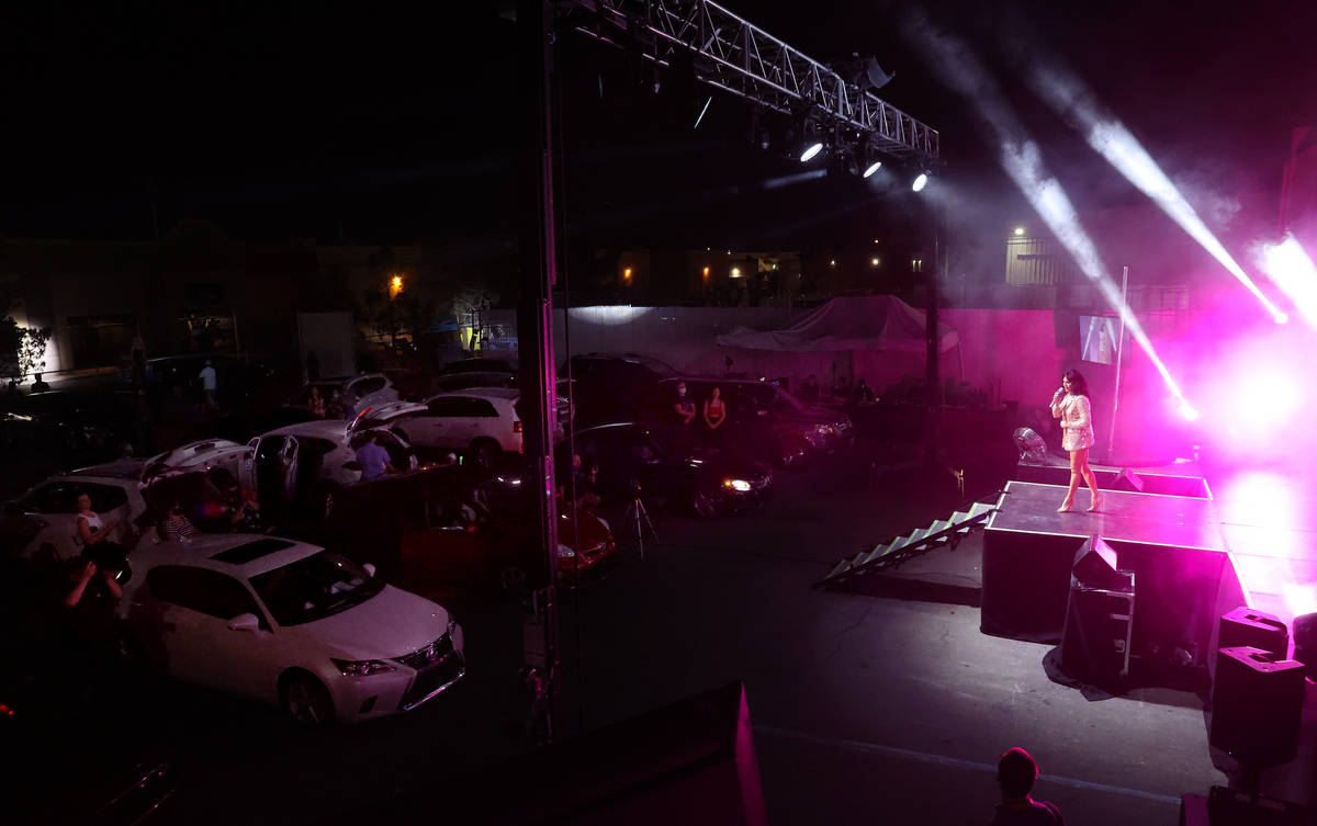 Jennifer Romas in "Sexxy The Show" at Dreamland Drive-In at FreshWata Studios in Las Vegas Frid ...