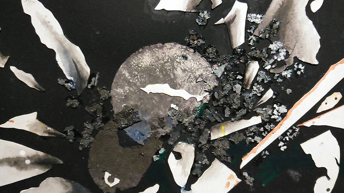 "All the Broken Pieces" by Effie Loves is on display in the exhibit "Inner Dialogue" at Left of ...
