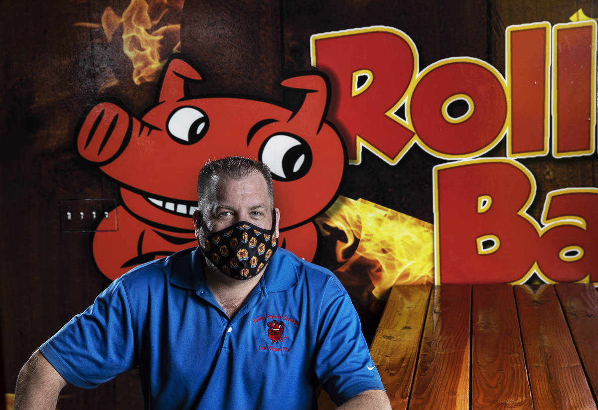 Owner and chief executive officer John Holland at Rollin' Smoke BBQ on Wednesday, July 15, 2020 ...