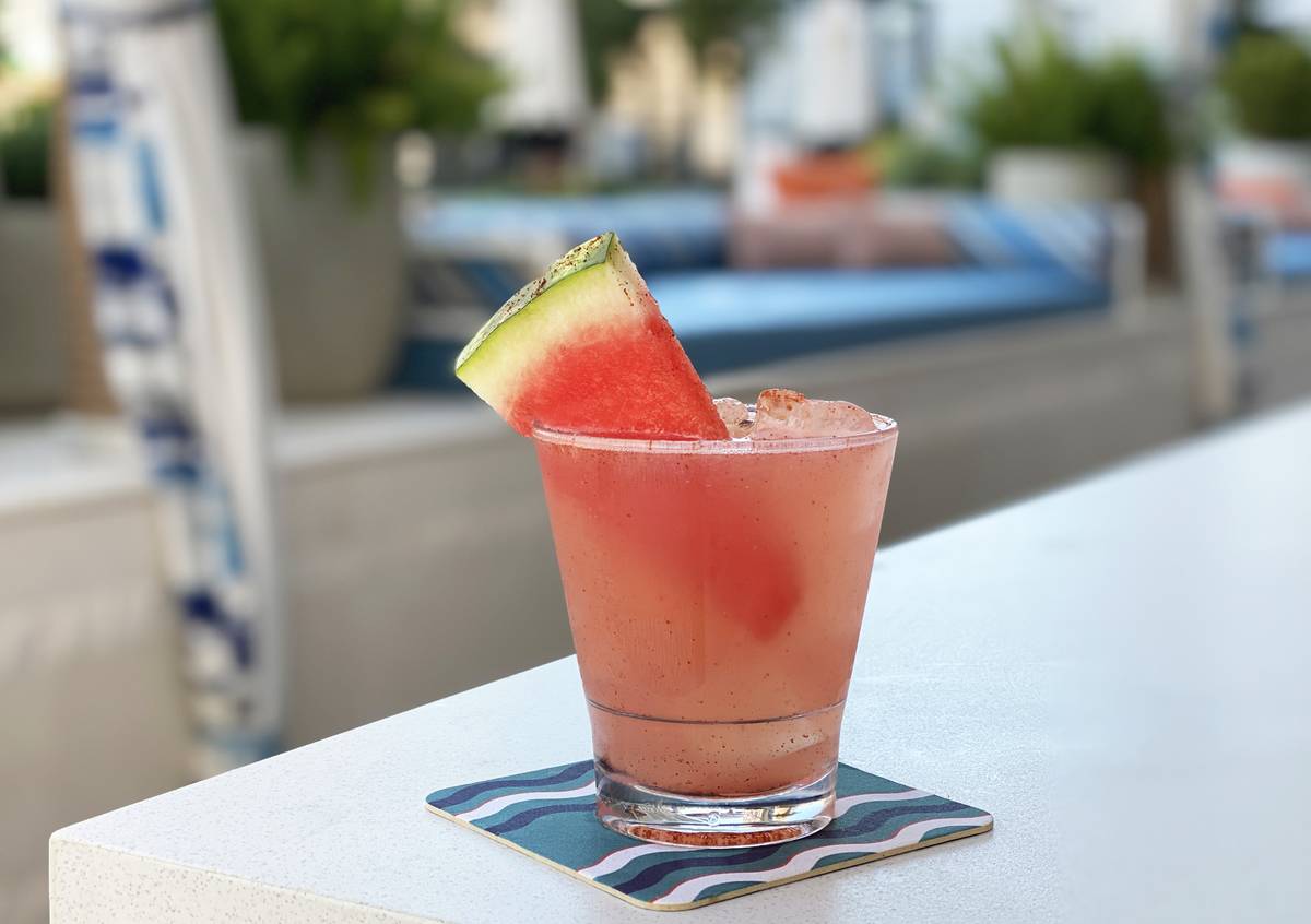 Spicy Flamingo at Spritz. (The Venetian)