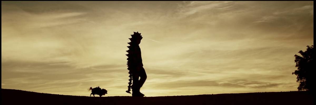 Piff the Magic Dragon and Mr. PIffles are is shown in a scene from an action-thriller in Piff's ...