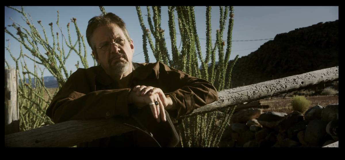 Penn Jillette is shown in a scene from an action-thriller in Piff the Magic Dragon's "Tournamen ...