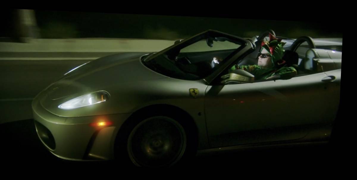 Piff the Magic Dragon is shown in a scene from an action-thriller in his "Tournament of Laughs" ...