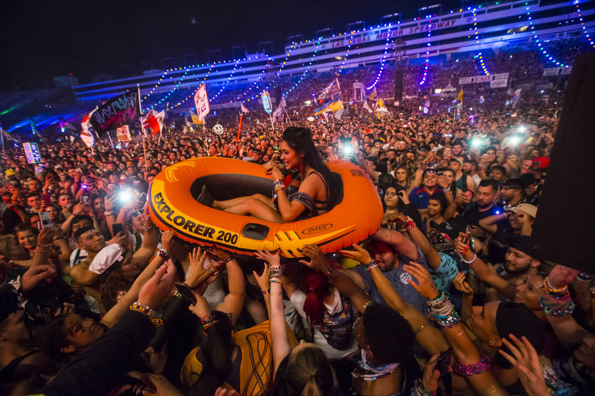 The Electric Daisy Carnival relocated to Las Vegas from Los Angeles in 2011. (Chase Stevens Las ...