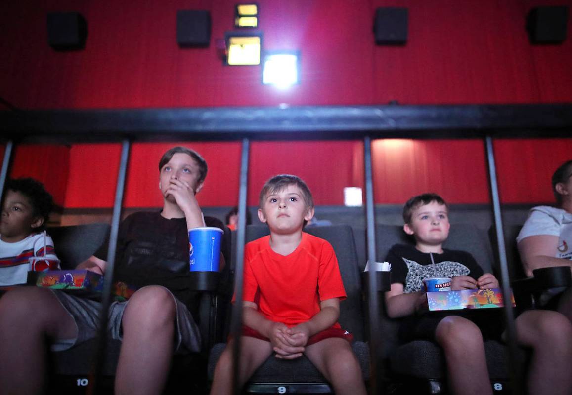 In this July 8, 2020, file photo, from left, Ezekiel Bennett, Thomas Fowler, Shawn Bennett and ...