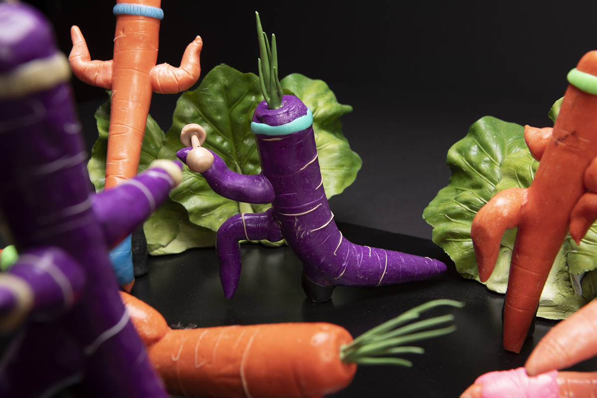 The produce aisle at Omega Mart in Las Vegas. (Meow Wolf)