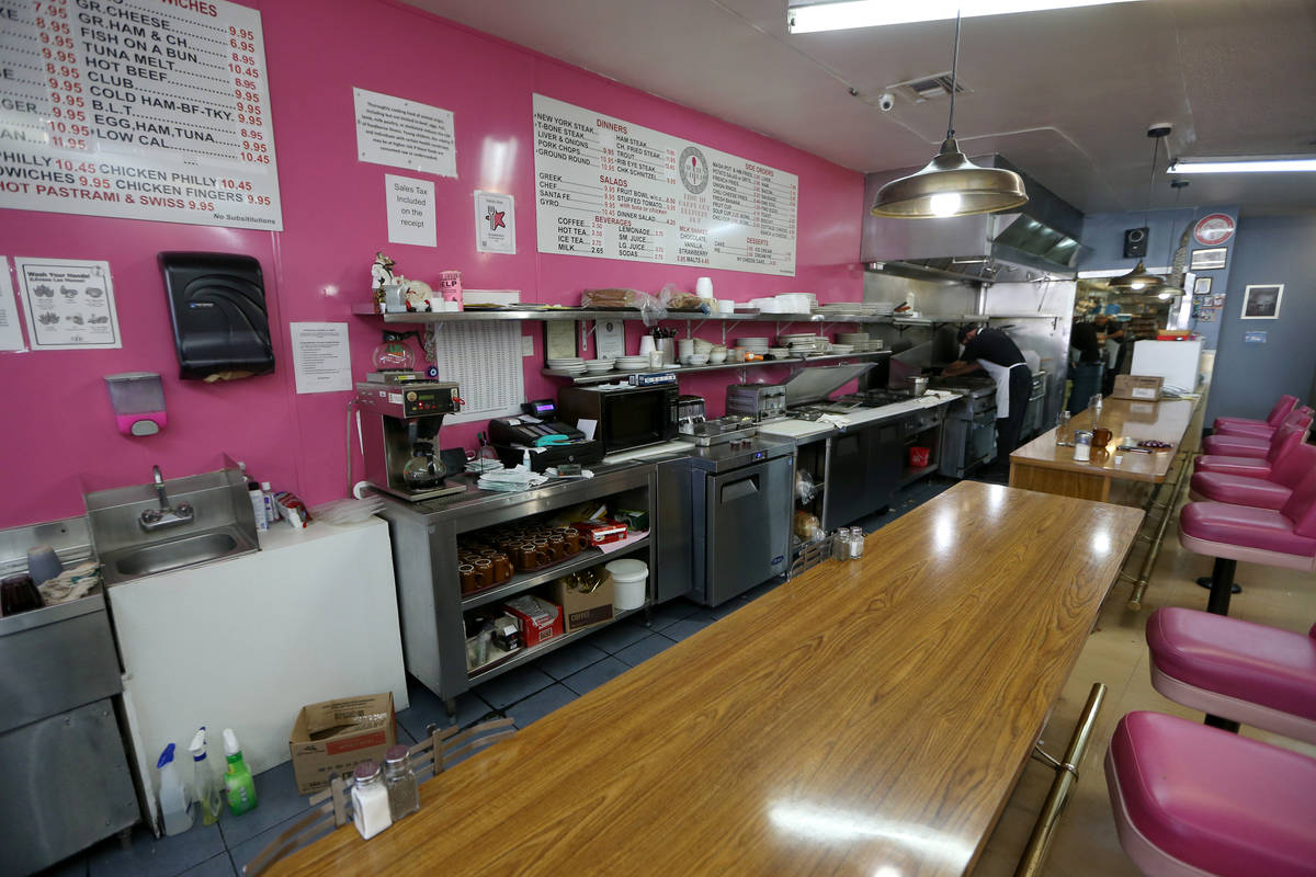 Vickie's Diner in Las Vegas, Saturday, Aug. 15, 2020. (Erik Verduzco / Las Vegas Review-Journa ...