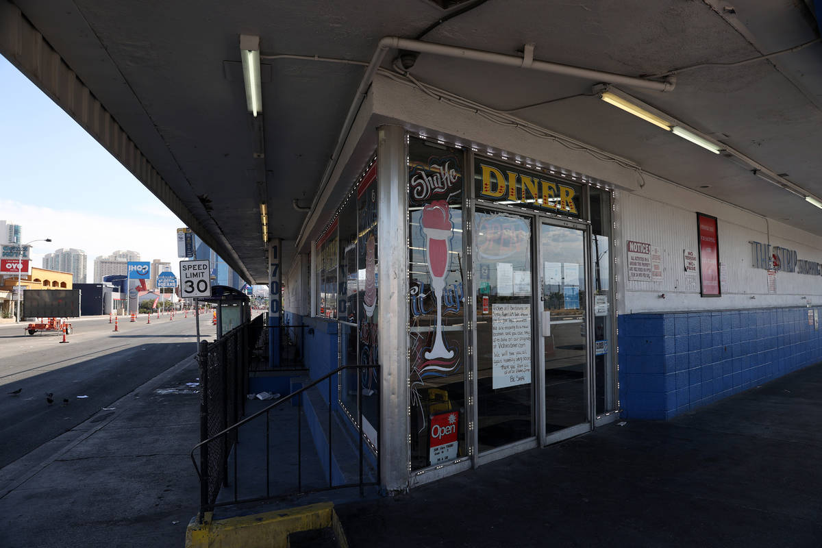 Vickie's Diner in Las Vegas, Saturday, Aug. 15, 2020. (Erik Verduzco / Las Vegas Review-Journal ...