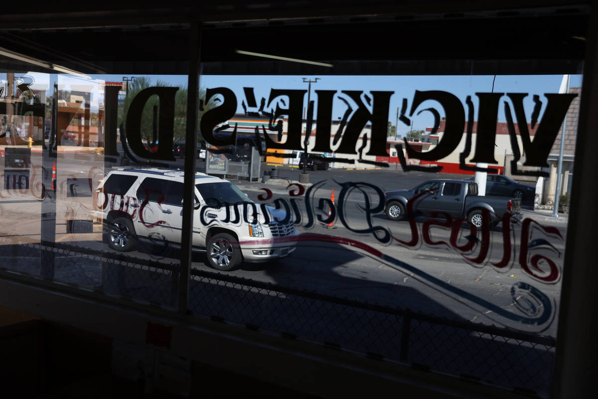 Vickie's Diner in Las Vegas, Saturday, Aug. 15, 2020. (Erik Verduzco / Las Vegas Review-Journal ...
