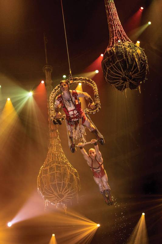 A scene from "Le Reve," recently revamped at Wynn Las Vegas. (Tomasz Rossa)