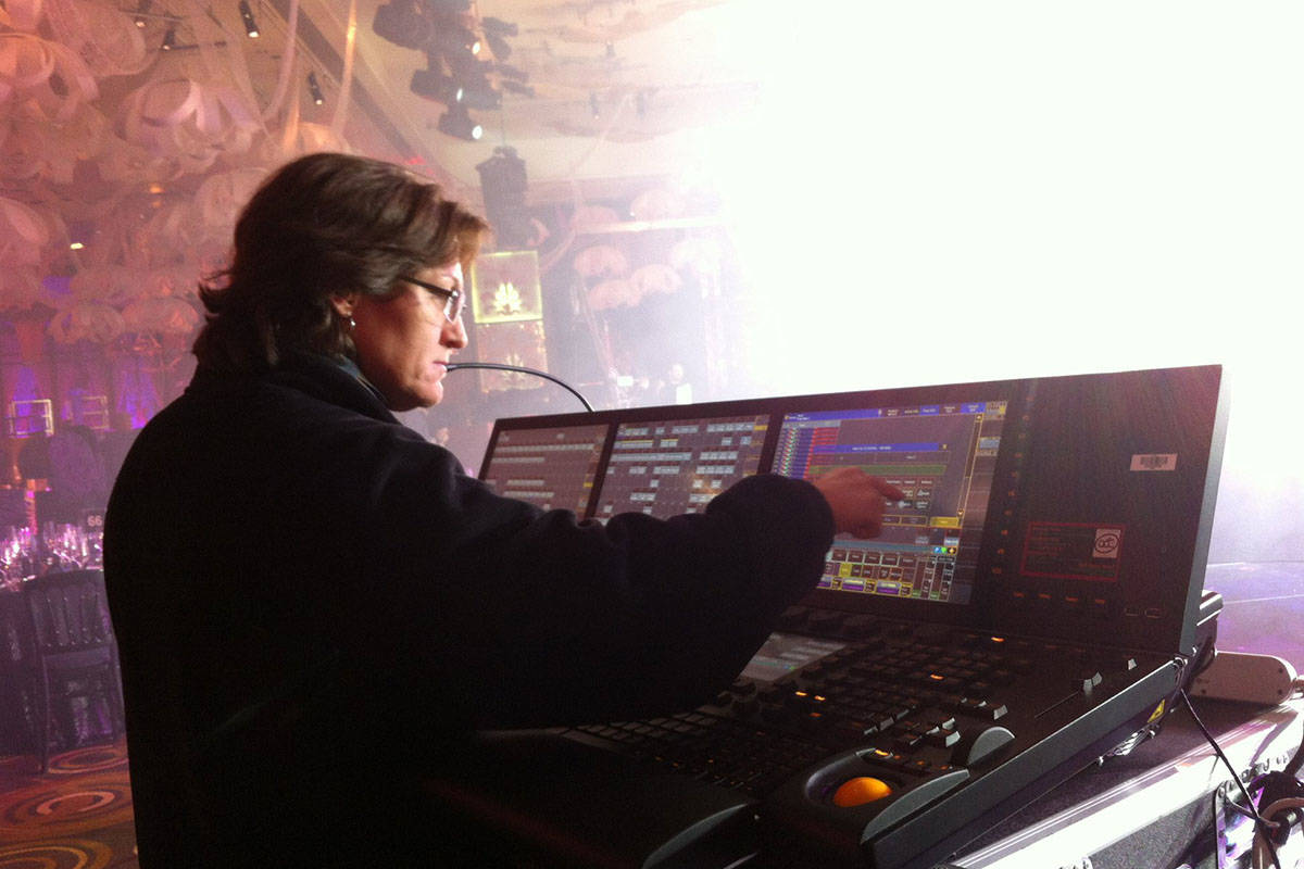 Veteran Las Vegas lighting director Vickie Claiborne has helped organize the WE/EC Las Vegas en ...