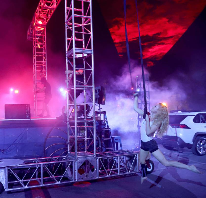 Kerren McKeeman performs in Salvage City, a partnership of Insomniac and Spiegelworld director ...