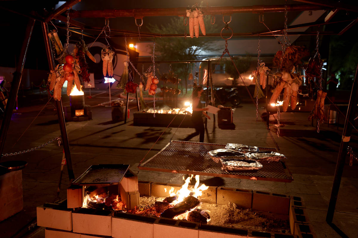 Food offerings at Salvage City, a partnership of Insomniac and Spiegelworld director David Fost ...
