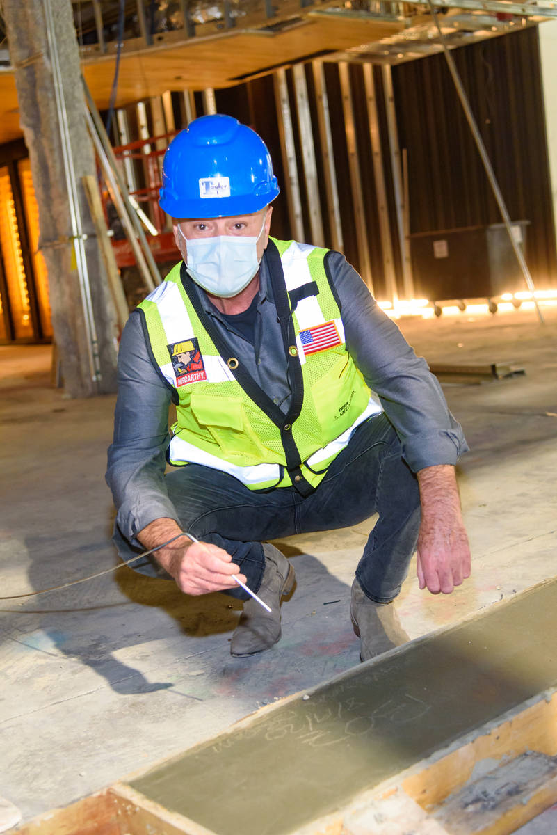 Virgin Hotels Las Vegas President and CEO Richard "Boz" Bosworth is shown during the property's ...