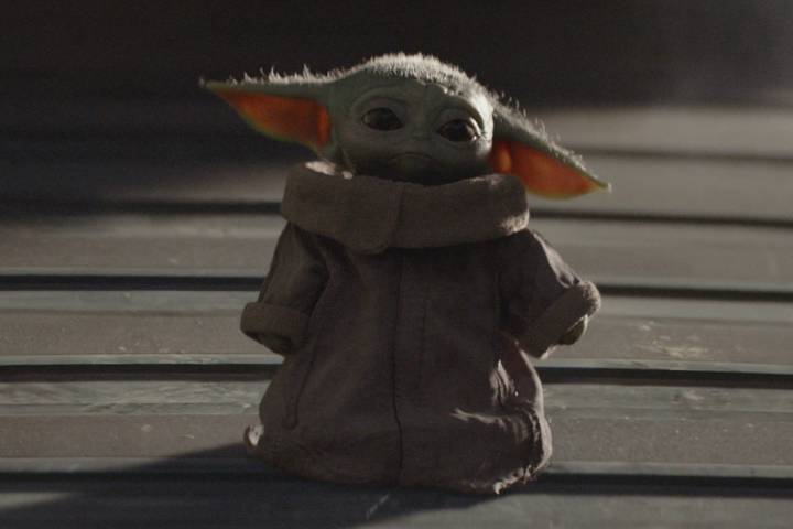 The Child appears in a scene from "The Mandalorian." (Disney+)