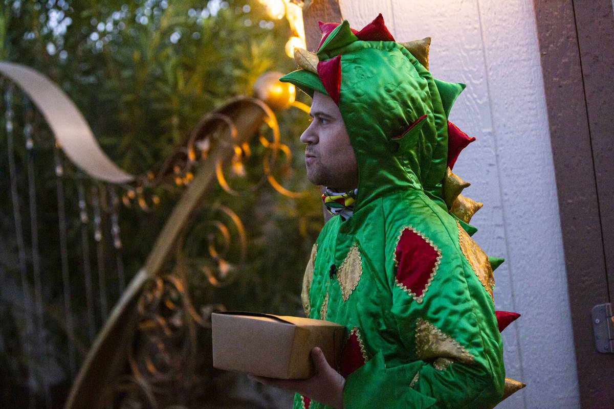John Van Der Put, aka Piff The Magic Dragon, is shown during the PodKats! "End of Summer bash" ...