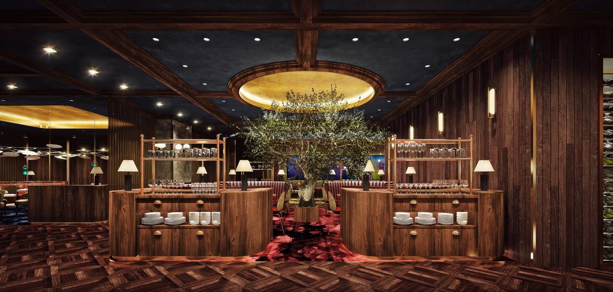 The Garden Room, a semi-private dining room at Barry's. (Circa Resort & Casino)