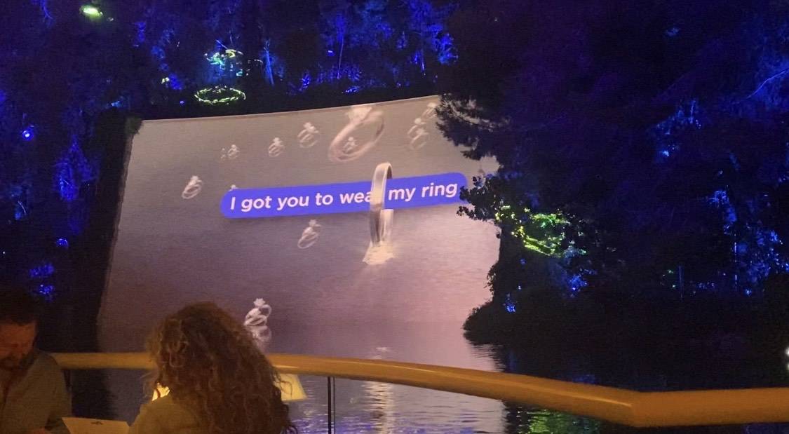 The "I Got You Babe' number from Lake of Dreams at Wynn Las Vegas is shown on Thursday, Sept. 1 ...